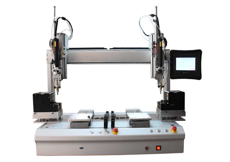 双头双工位自动螺丝机